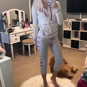 Pink Sweat Outfit